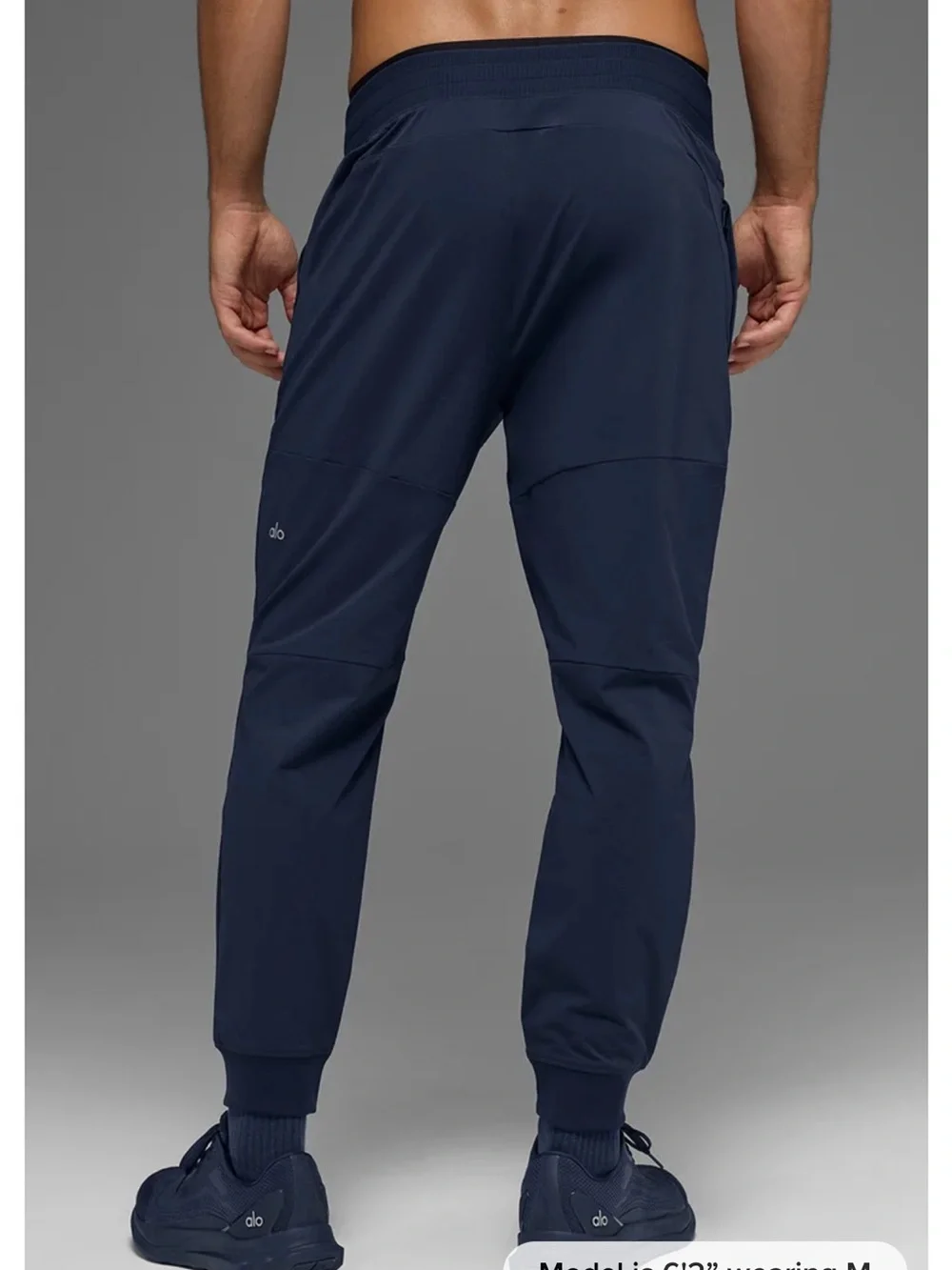 ALO Yoga Men's Navy Athletic Joggers